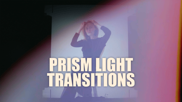 【FCPX插件】15个棱镜折射光效闪烁过渡视频转场预设 Prism Light Transitions 汉化版