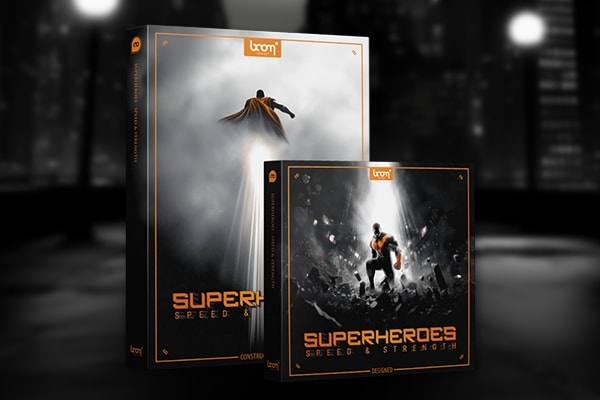 【配乐音效】3269个超级英雄高速运动飞行冲击能量碰撞无损音效 Boom Library – Superheroes – Speed & Strength