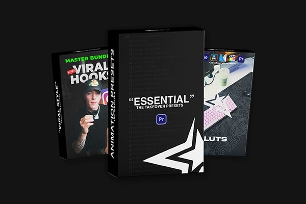 【PR模板/预设】短视频爆款内容创作动画转场调色工具包 The Viral Short‑Form Workflow – All in One Bundle