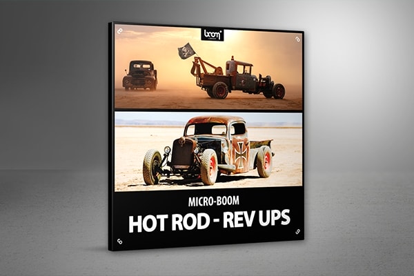 【配乐音效】64个V8引擎大马力发动机咆哮声浪加速轰鸣无损音效 Boom Library | Hot Rod – Rev Ups