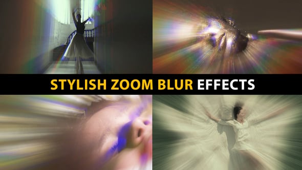 【FCPX插件】梦幻变焦模糊放射光线视觉特效 Stylish Zoom Blur Effects 汉化版
