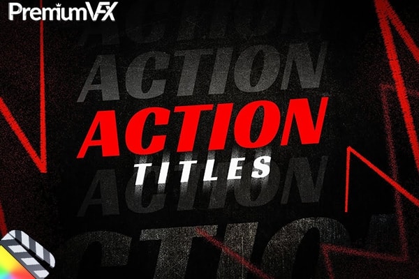 【FCPX插件】30款时尚活力动感全屏大标题图文排版动画预设  PremiumVFX – Action Titles 汉化版