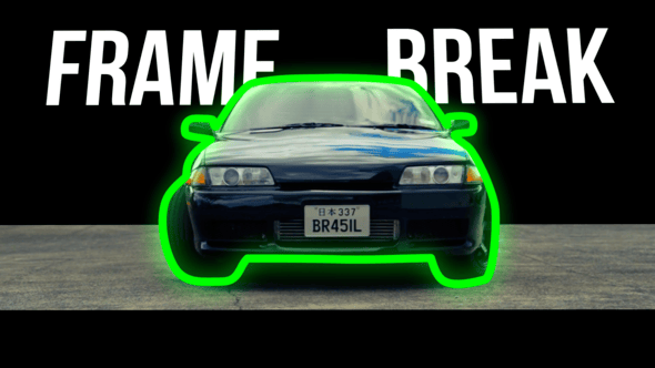 【达芬奇插件】物体对象主体遮罩跟踪描边突出显示效果 Frame Break – Cinematic Border Pop-Out 汉化版