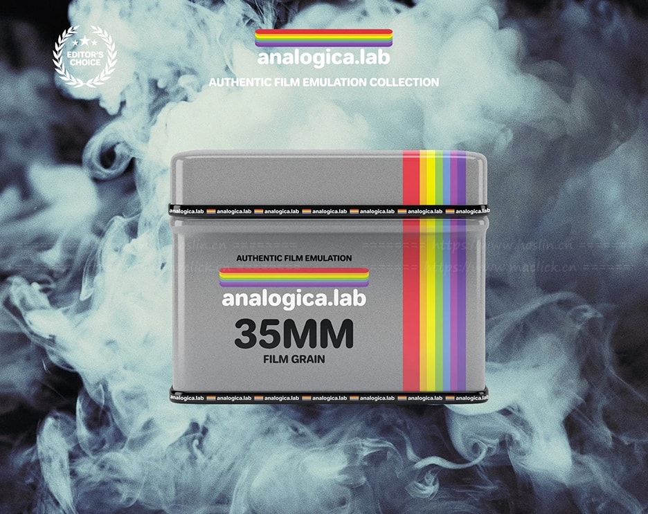 【视频素材】复古35MM胶片质感颗粒杂色叠加视频素材 Analogica Lab – Authentic 35mm Film Grain