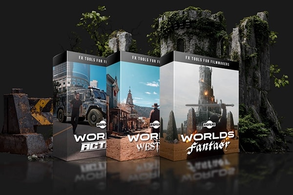 【图片素材】3000+世界主题奇幻西部动作场景CG合成特效PNG图片素材 BigFilms – WORLDS – 2 Set Extension Packs (Vol.4 + 5 + 6)