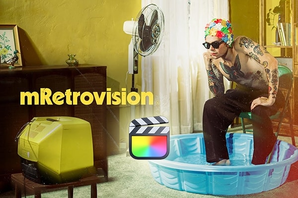 【FCPX插件】71款怀旧复古70/80/90年代MTV录像带胶片电影色彩美学视频特效预设 motionVFX – mRetrovision 汉化版