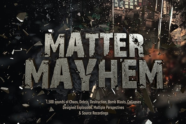 【配乐音效】1500个物品破坏碎裂爆炸混乱崩塌冲击灾难音效 SoundMorph – Matter Mayhem