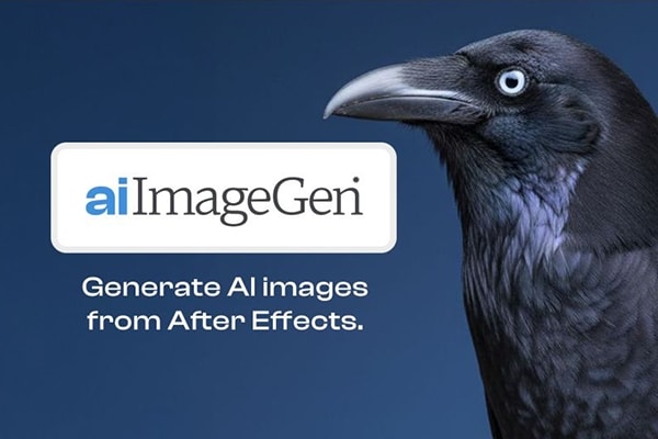 【AE脚本】智能AI生成图像同步导入AE联动工具 aiImageGen for After Effects v1.3