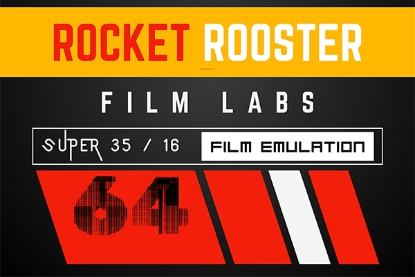【达芬奇插件】专业级电影胶片色彩模拟达芬奇全流程DCTL节点预设 Rocket Rooster – Film Labs 64 Pro