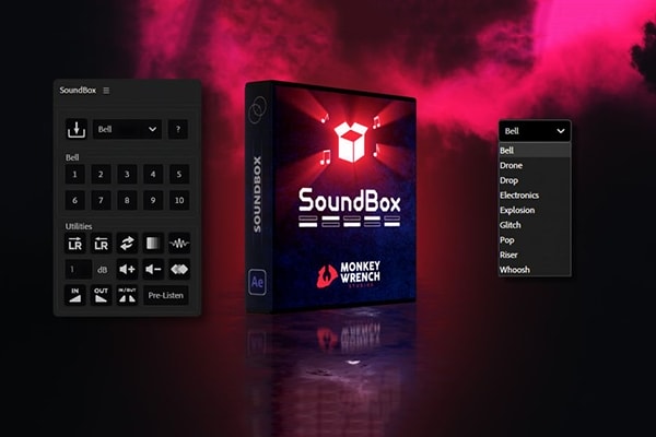 【AE脚本】AE项目快速添加与调整音效工具 SoundBox v1.0.0 +使用教程