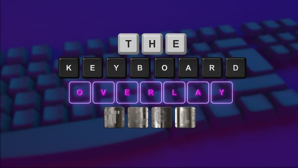 【PR模板】视频教程演示键盘按键操作快捷键显示效果 The Keyboard Overlay Tool