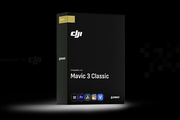 【调色预设】适用于佳能大疆DJI Mavic 3 Classic 相机色彩精准还原匹配校正转换预设 Gamut – BaseLUTs 2.0 – DJI Mavic 3 Classic