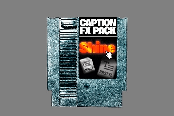 【PR模板】15款前卫时尚对话访谈Vlog视频电影宣传字幕标题特效预设 Sparvol – Caption Fx Pack