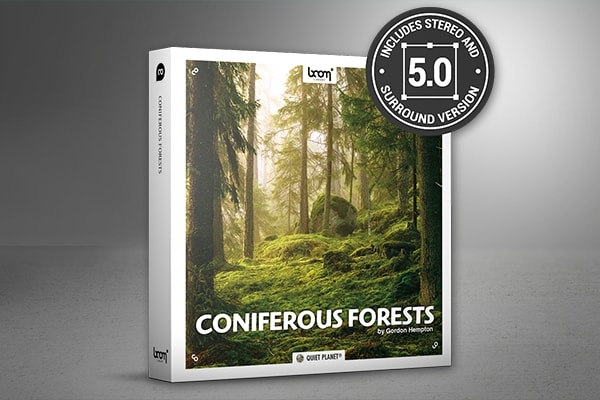 【配乐音效】181个古老原始针叶林纯净生态自然环境3D环绕立体声音效 Boom Library – Coniferous Forests