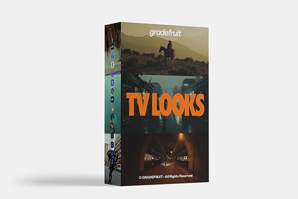 【调色预设】14款电视画面色彩增强调色LUT预设 GradeFruit – TV Looks