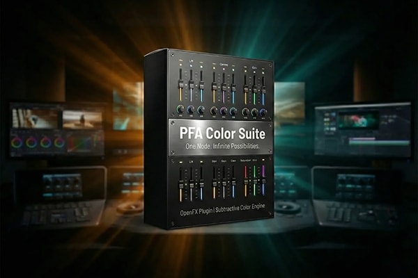 【达芬奇插件】专业电影胶片色彩模拟全流程调色插件 PFA Color Suite v7.2.6 Win汉化版 +使用教程