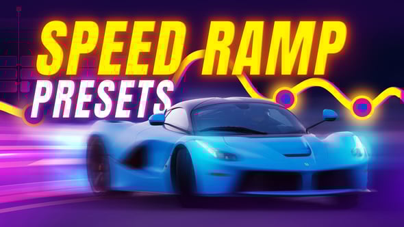 【PR模板】15个平滑流畅镜头变速渐变加速效果预设 Speed Ramp Presets for Premiere Pro