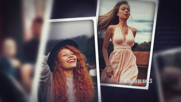 【AE模板】温馨浪漫礼生日旅行回忆相册展示幻灯片动画(含模板音乐) Flying Slideshow || Photo Slideshow