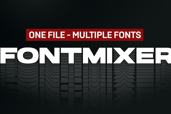 【AE/Ai/PS脚本】高效字体组织管理预览查找工具 FontMixer v1.0.0 汉化版 +使用教程