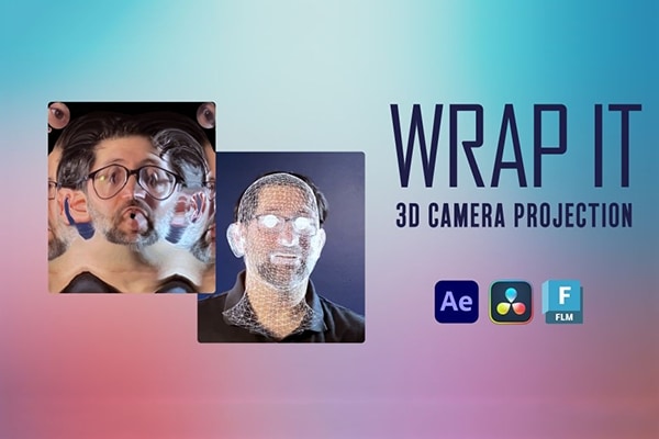 【AE插件】直接使用3D几何体摄像机贴图投影映射工具 Wrap It for After Effects v1.0.1 Win/Mac汉化版 +使用教程