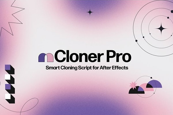 【AE脚本】图层克隆阵列布局排版动画工具 mCloner Pro v2.0 汉化版 +使用教程