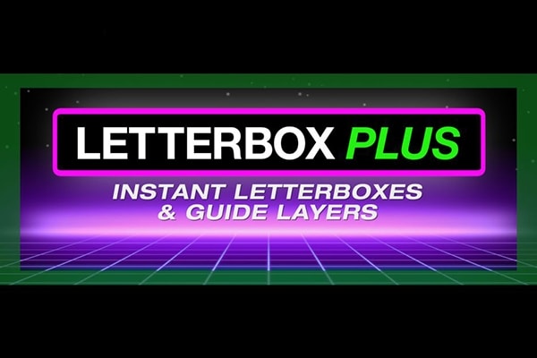 【AE脚本】影院宽荧幕电影边框遮幅信箱效果 Letterbox Plus v1.0 汉化版 +使用教程