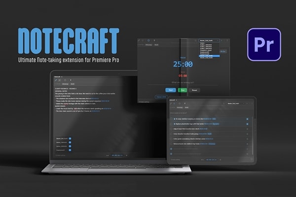 【PR脚本】剪辑任务管理笔记记录效率工具 Notecraft v1.3.0 +使用教程