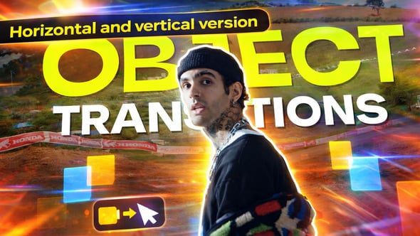 【AE模板】前景物体人物抠像遮罩创意转场过渡动画特效 Mask Object Transitions || Horizontal and Vertical