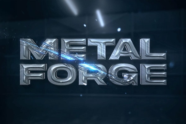 【FCPX插件】23个高级工业风金属光泽纹理3D文字标题片头动画 Century Creatives – Metal Forge 汉化版